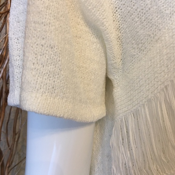 Chico’s • ecru ribbon sweater Sz 1 / M / 8 - Picture 6 of 7